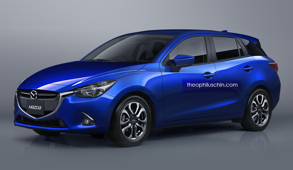 Mazda2 Wagon Rendering