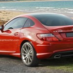 Mercedes-Benz SLK Coupe Rendering