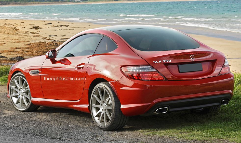 Mercedes-Benz SLK Coupe Rendering