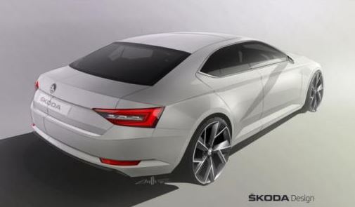 2016 Skoda Superb New Teaser Image