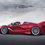 Ferrari FXX K Spider Rendering