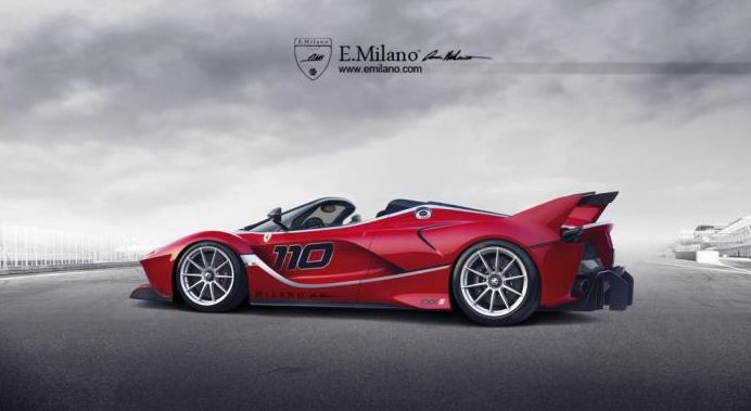 Ferrari FXX K Spider Rendering