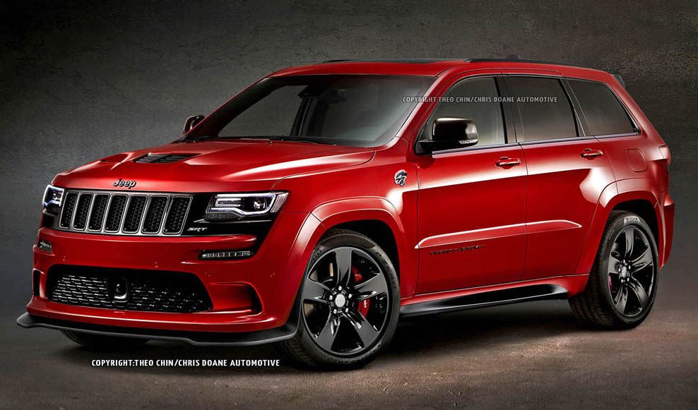 Jeep Grand Cherokee SRT Hellcat Rendering