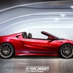 2016 Acura NSX Targa Rendering