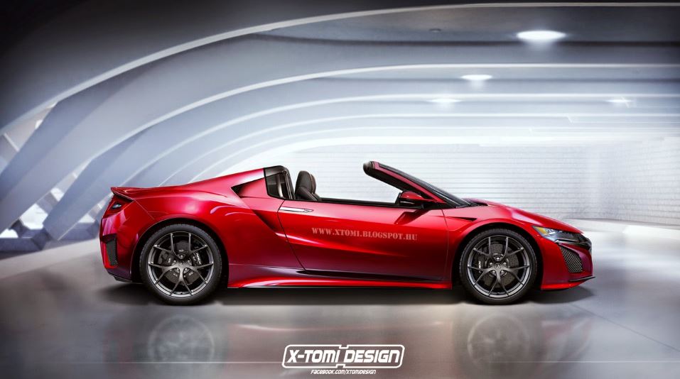 2016 Acura NSX Targa Rendering