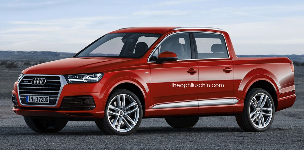 2016 Audi Q7 Pickup Truck Rendering