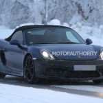 2016 Porsche Boxster RS Spyder Spy Shot