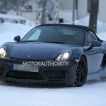 2016 Porsche Boxster RS Spyder Spy Shot