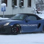 2016 Porsche Boxster RS Spyder Spy Shot