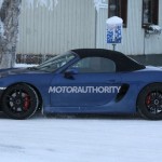 2016 Porsche Boxster RS Spyder Spy Shot