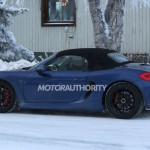 2016 Porsche Boxster RS Spyder Spy Shot