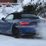 2016 Porsche Boxster RS Spyder Spy Shot