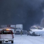 Massive Highway Accident 193-vehicle pileup on I-94, Michigan USA