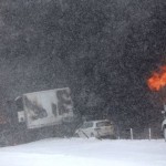 Massive Highway Accident 193-vehicle pileup on I-94, Michigan USA