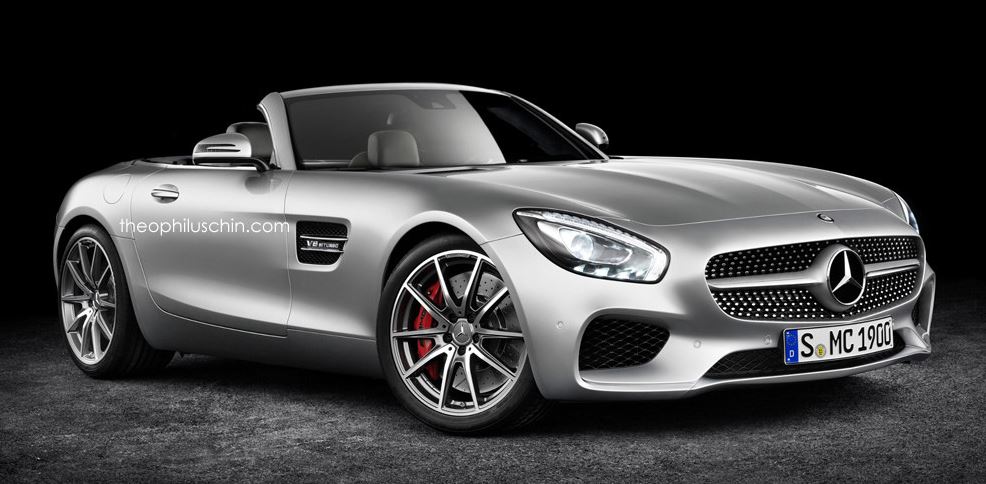 Mercedes AMG GT Roadster Rendering