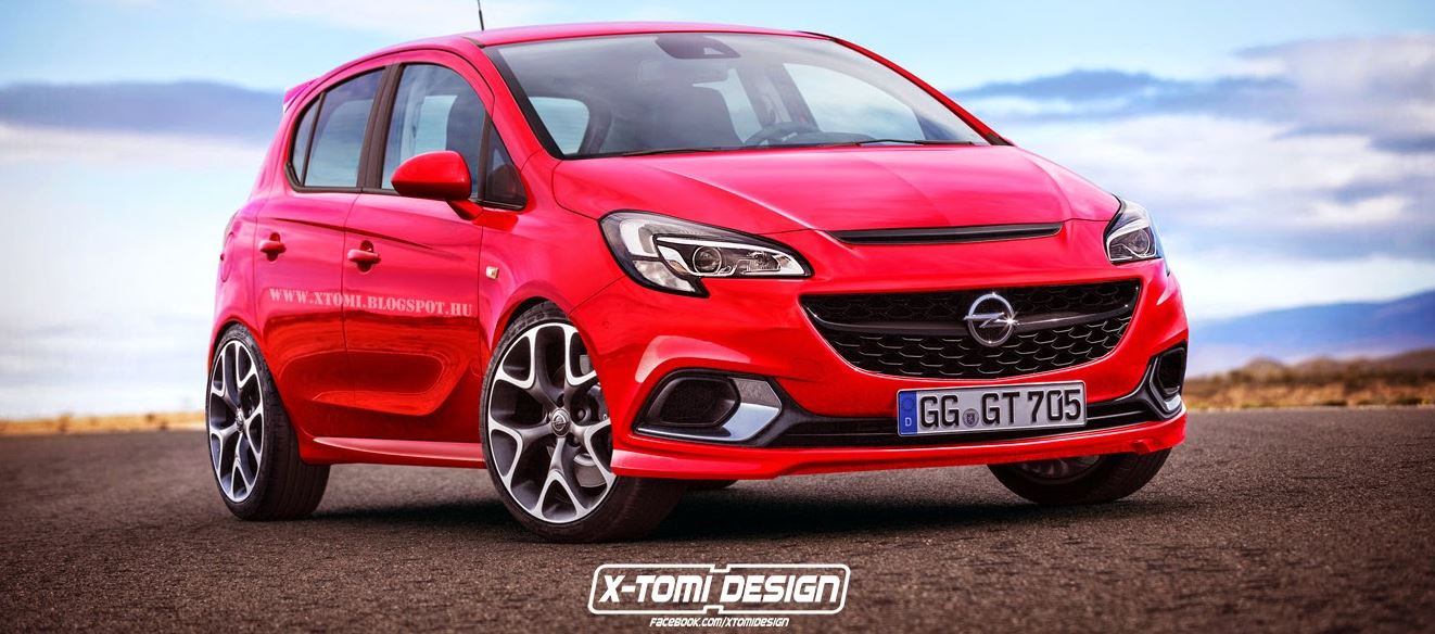 2015 Opel Corsa OPC Rendering