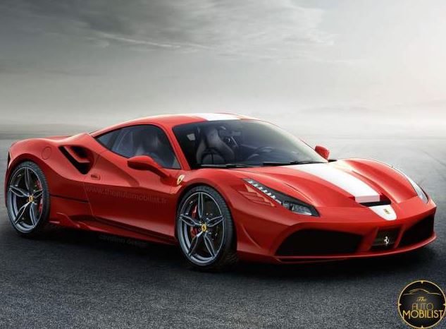 Ferrari 488 GTB Speciale Rendering