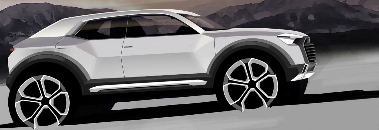 2016 Audi Q1 sketch