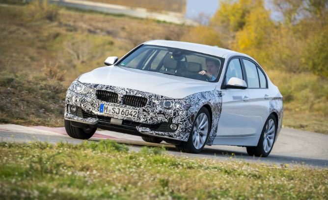 2016 BMW 3-Series 330e Spy Shot