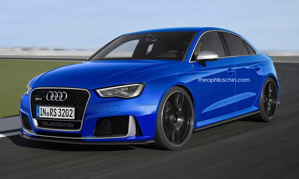 Audi RS3 Sedan Rendering