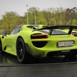 Lime Green Porsche 918 Spyder