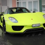 Lime Green Porsche 918 Spyder