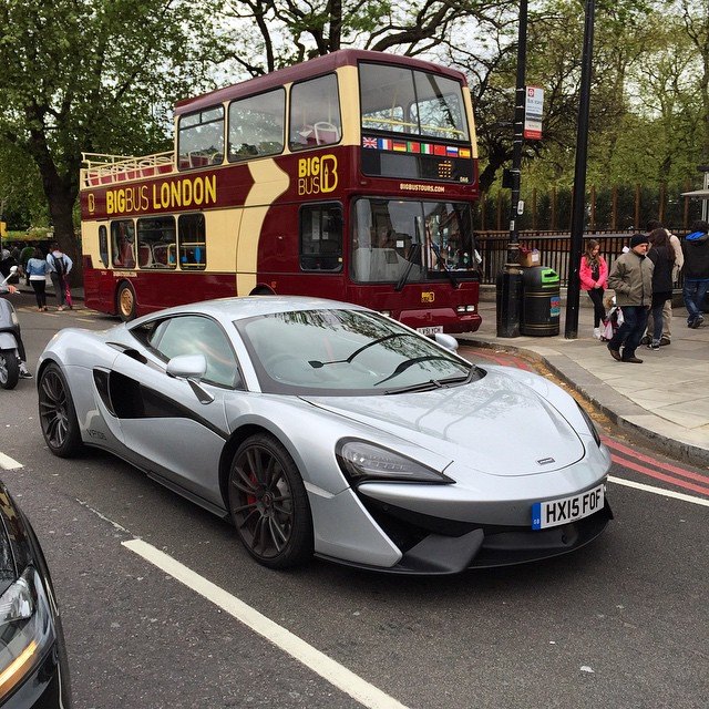 McLaren 570S in London