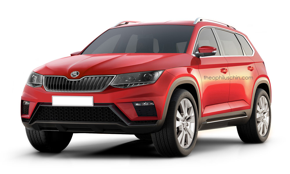 New Skoda Yeti SUV Rendering