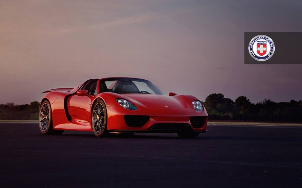 Porsche 918 Spyder Riding on HRE Wheels