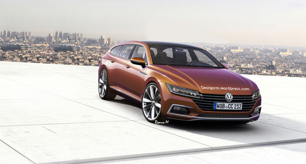 Volkswagen CC Shooting Brake Rendering