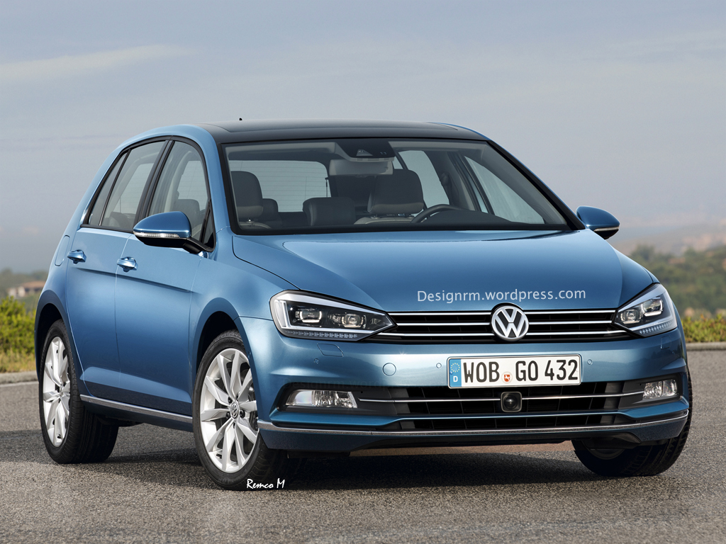 2017 VW Golf Rendering