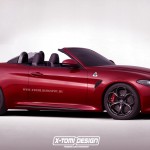 Alfa Romeo Giulia QV Convertible Rendering