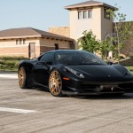 Ferrari 458 Italia with Monaco Gold Wheels