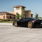 Ferrari 458 Italia with Monaco Gold Wheels