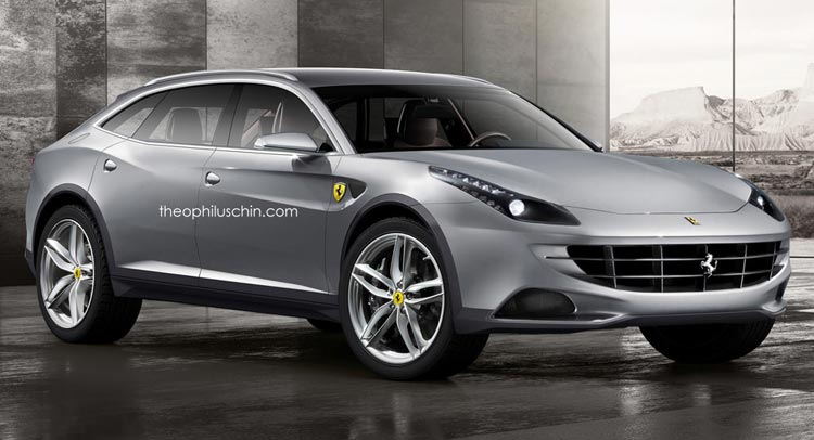 Ferrari FX Crossover Rendering