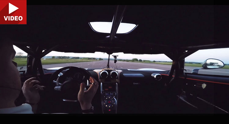 Koenigsegg One:1 World Record Braking by Hands-Free Practice