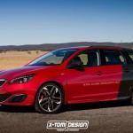 Peugeot 308 GTi SW Rendering