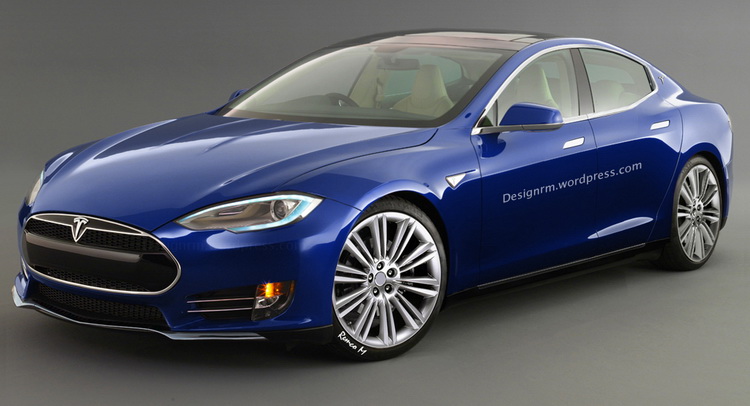 Tesla Model 3 Sedan Rendering