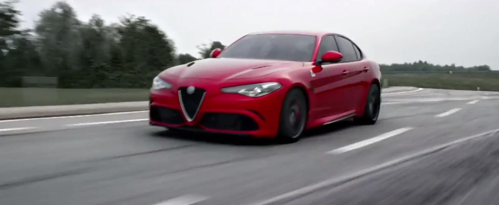 Alfa Romeo Giulia QV Video Screenshot