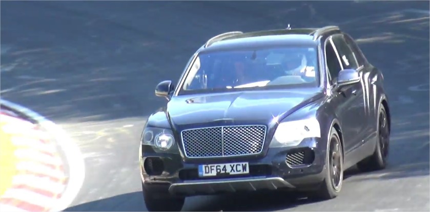 Bentley Bentayga Spy Video Screenshot