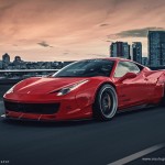 Ferrari 458 Italia Liberty Walk on PUR Wheels