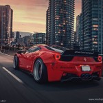 Ferrari 458 Italia Liberty Walk on PUR Wheels