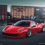 Ferrari 458 Italia Liberty Walk on PUR Wheels