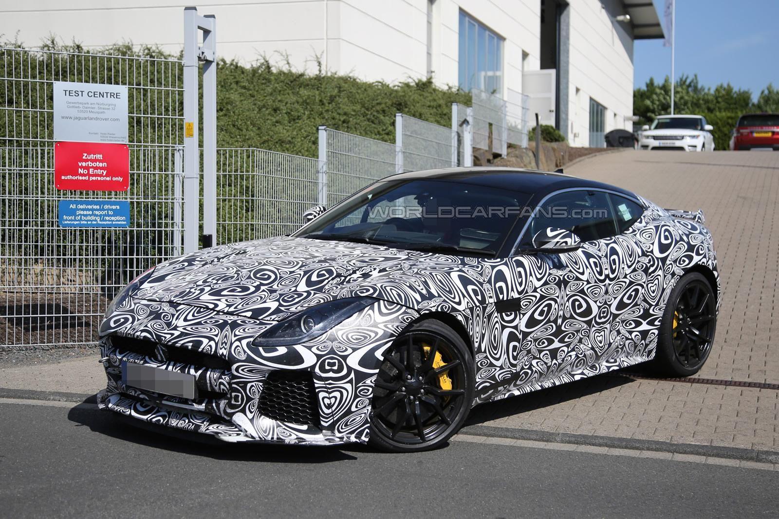 Jaguar F-Type SVR Spy Shot