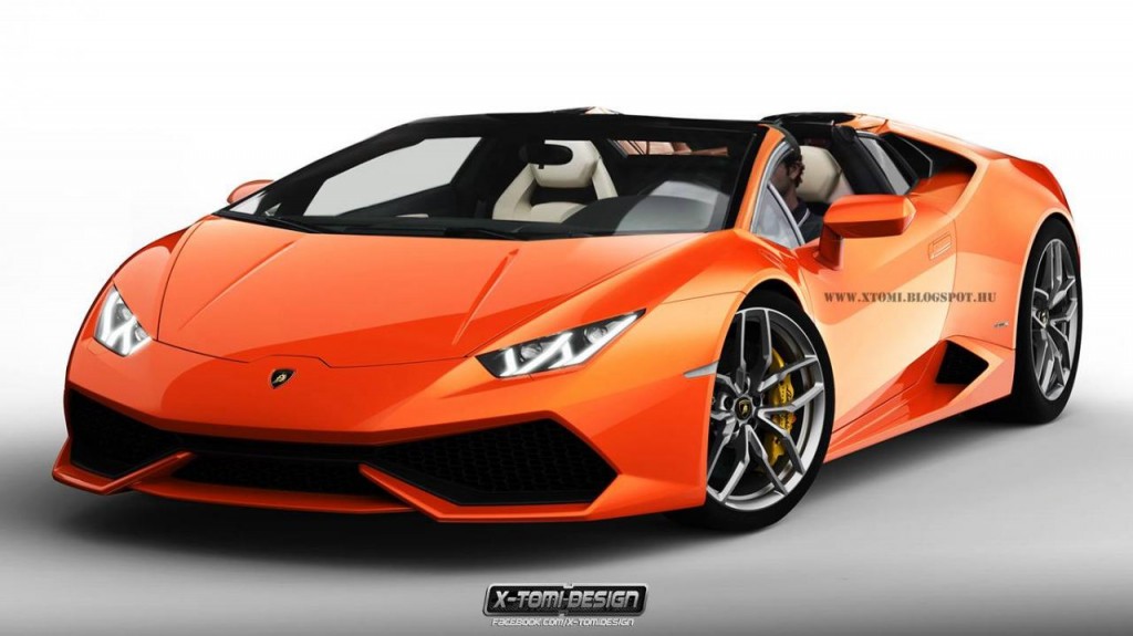 Lamborghini Huracan Roadster Rendering