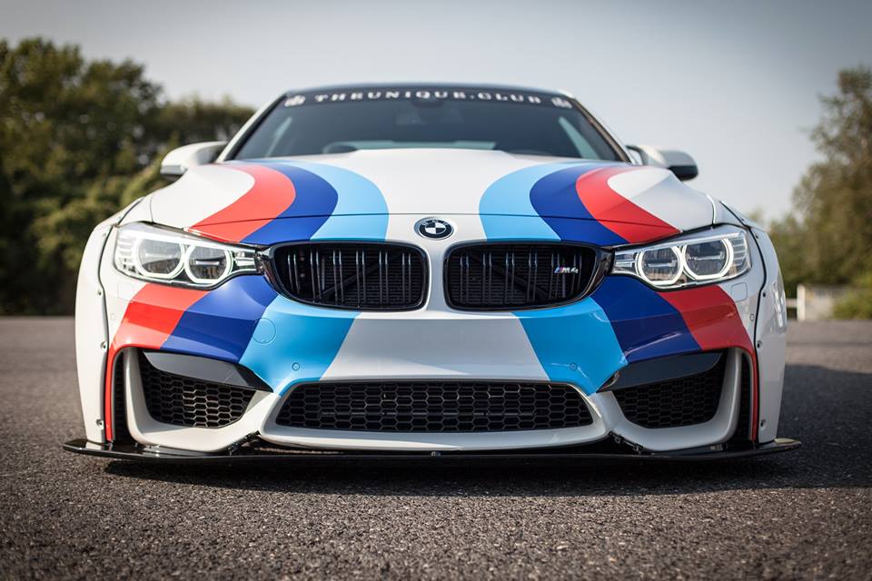 Liberty Walk BMW M4 in M Livery