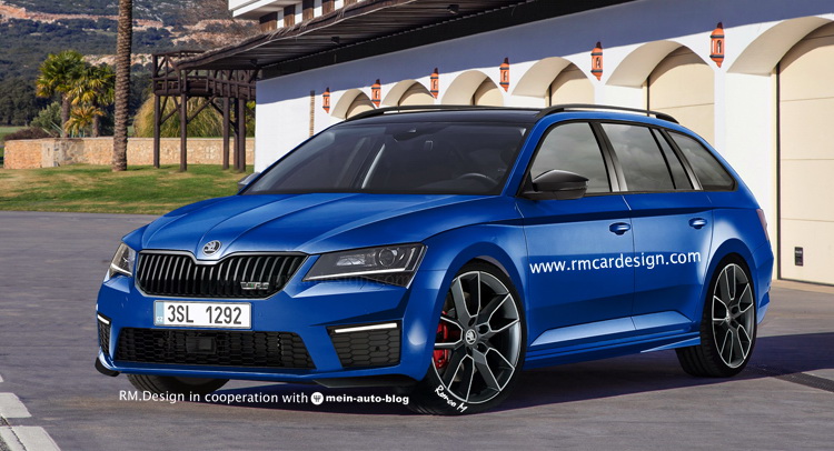 Skoda Superb Combi vRS Rendering