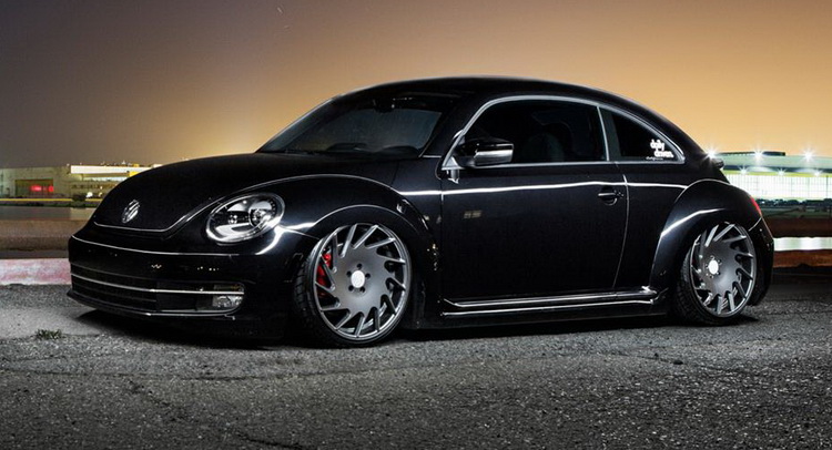 Volkswagen Beetle Sits on Vossen Wheels