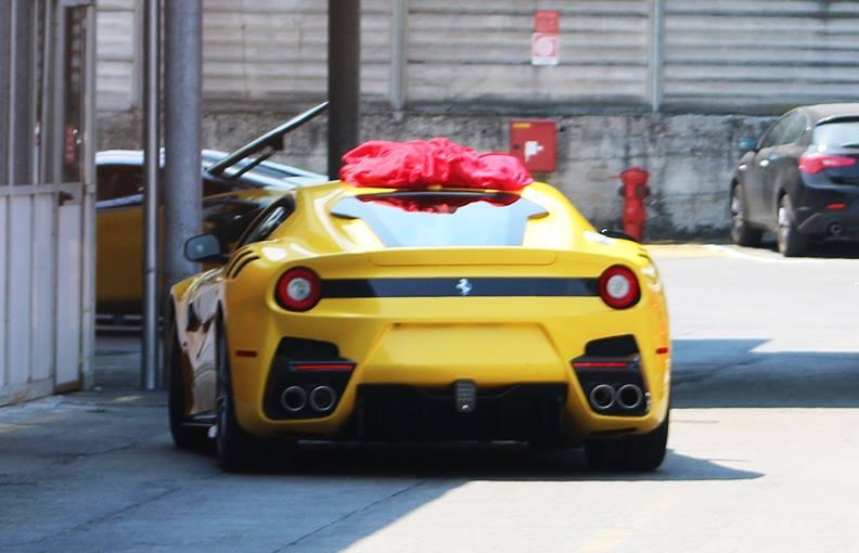 Ferrari F12 Speciale spied