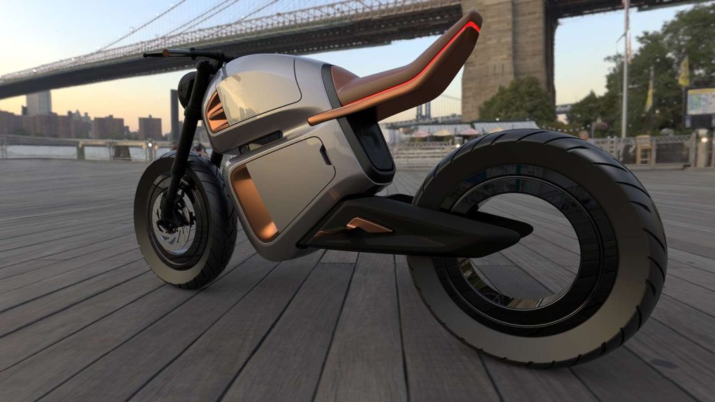 NAWA Racer Retro Style Electric Motorcycle